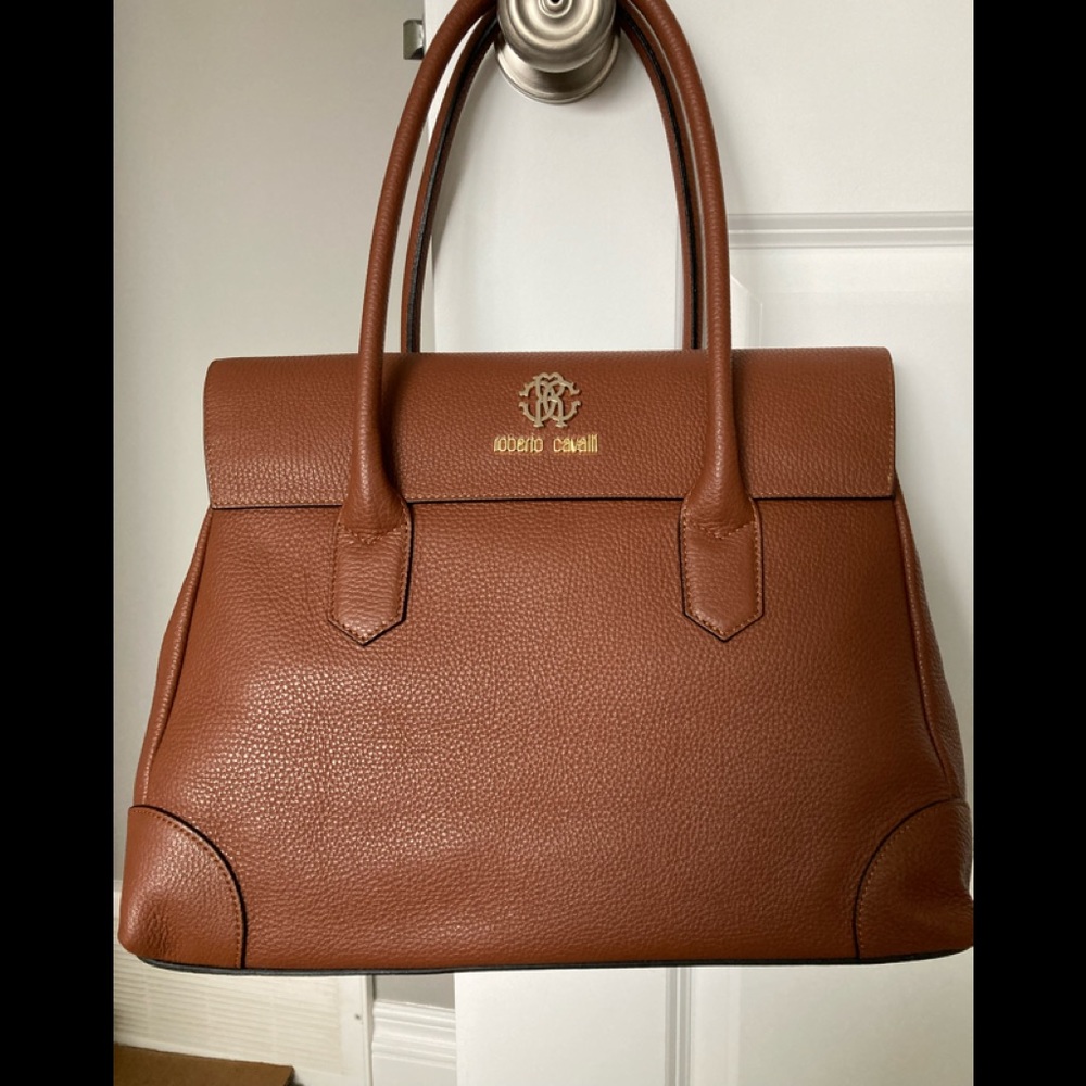 Roberto Cavalli leather handbag